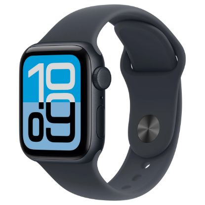 Imagem de Apple Watch SE 3 GPS + Cellular Alumínio Meia Noite | Bracelete Desportiva Meia Noite - M/L (44mm)