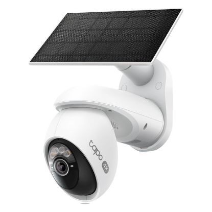 Imagem de Câmara de Vigilância Exterior TP-Link Tapo Pan/Tilt TC92 KIT Security 360º 4K WiFi c/ Painel Solar Tapo A201